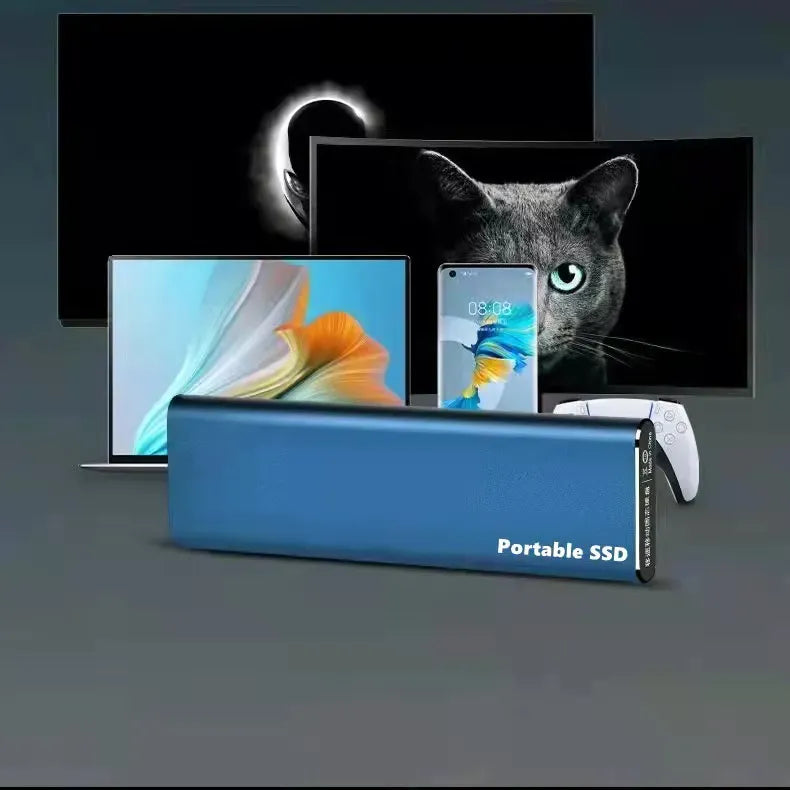 Portable SSD with USB-C Fast Data Transfer