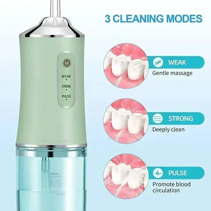 Water Flosser Rechargeable Portable Dental Cleaner