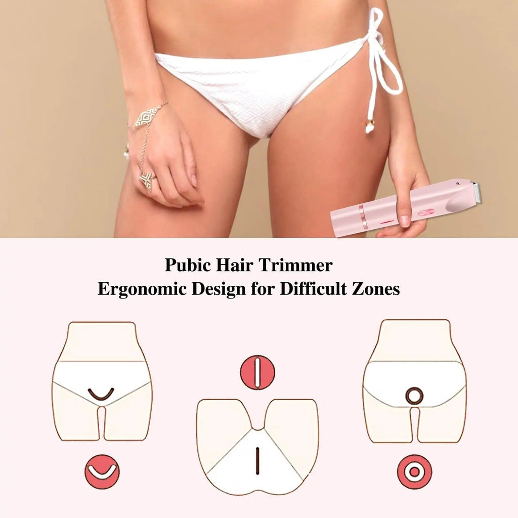 Electric Trimmer Waterproof Rechargeable Bikini Shaver