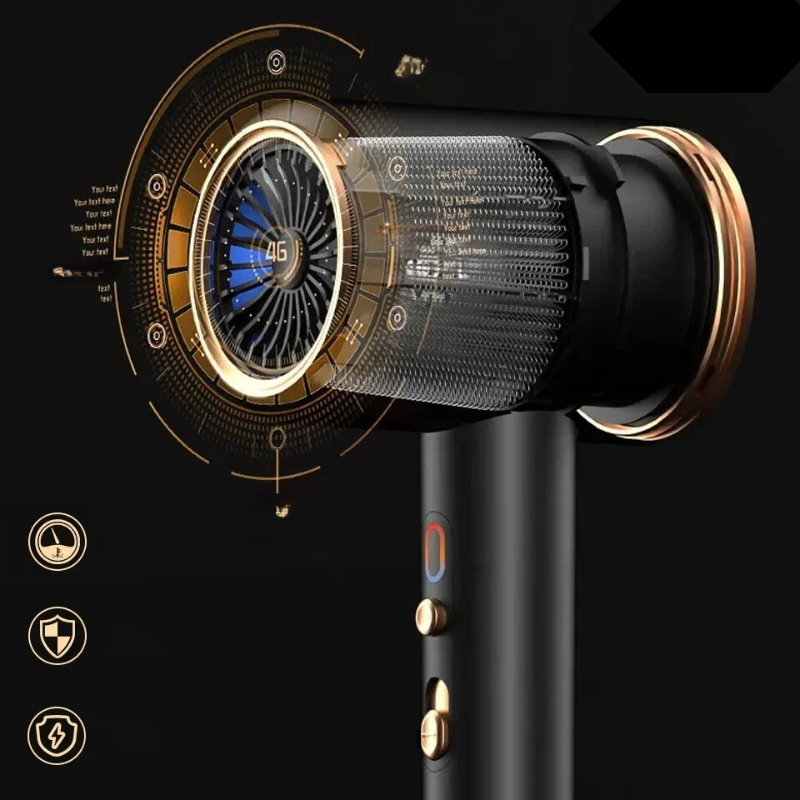 Hair Dryer with Ionic Technology and Styling Tool