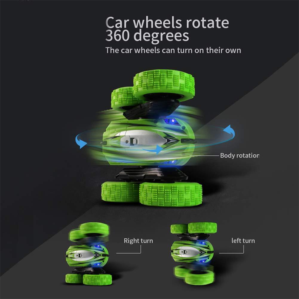 Remote Control Stunt Car with LED Lights