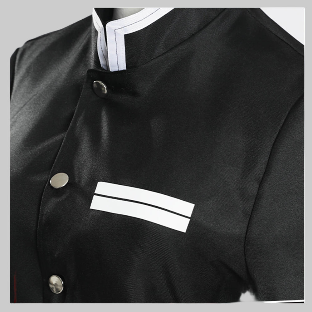 Halloween Costume Flame Samurai Cosplay Outfit