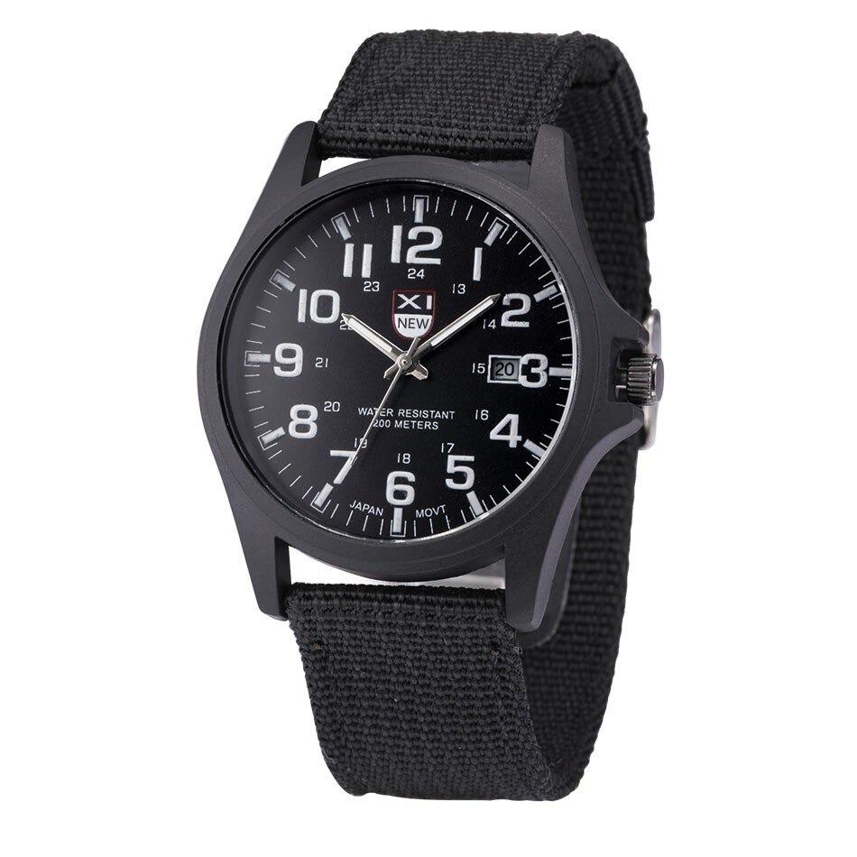 Mens Military Style Waterproof Outdoor Watch