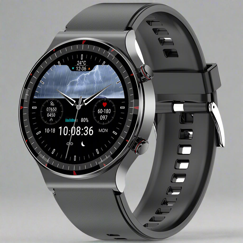 Smartwatch Stainless Steel Health Tracking Fitness Sports Watch