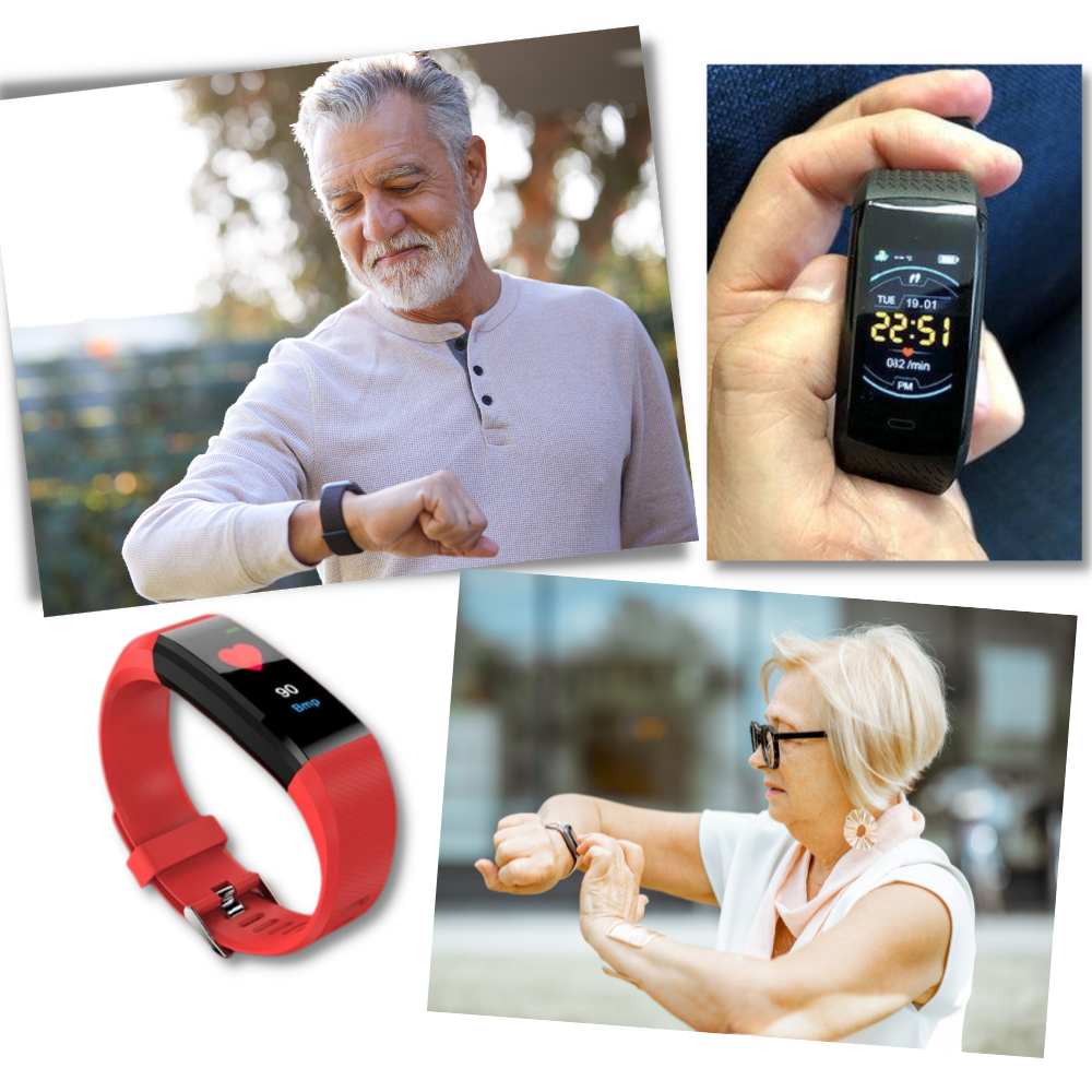 Smartwatch with Health Tracking for Seniors
