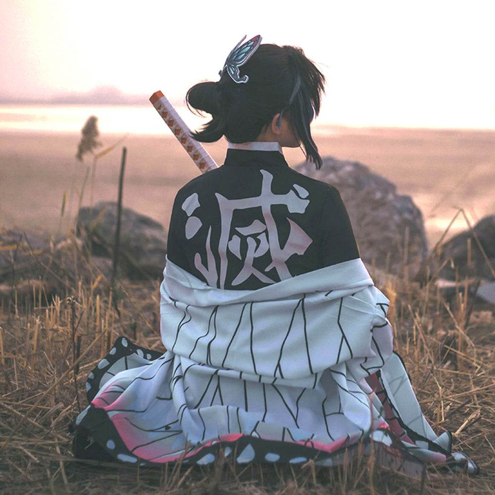 Halloween Costume Butterfly Kimono Cosplay Outfit