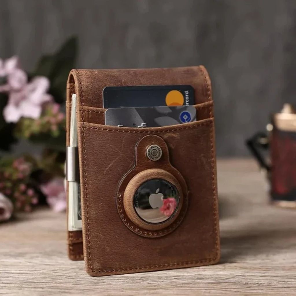 Leather Wallet RFID Slim Card Holder Pouch