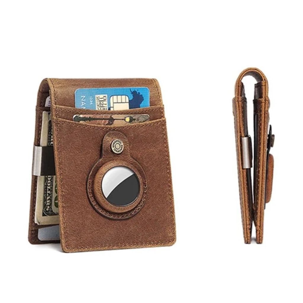 Leather Wallet RFID Slim Card Holder Pouch
