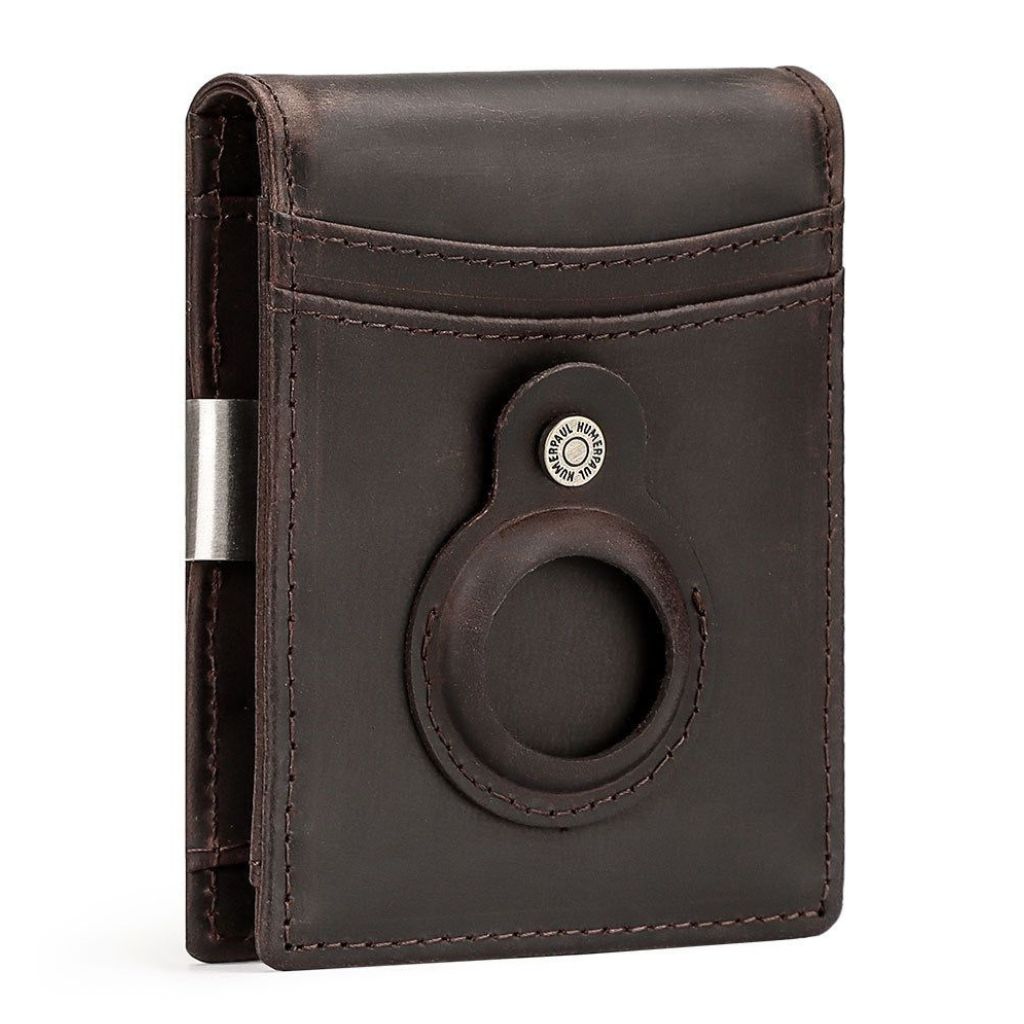 Leather Wallet RFID Slim Card Holder Pouch