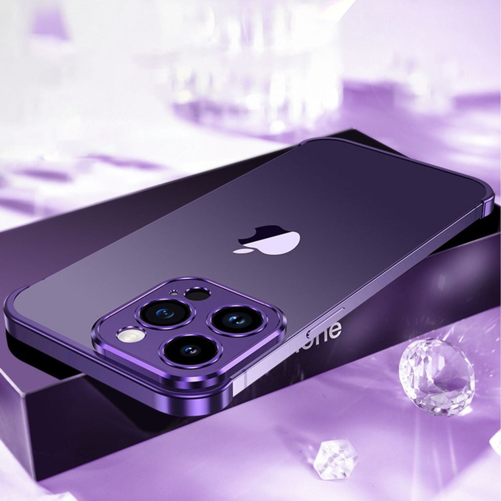 Phone Case Minimalist Slim Protective Metal Cover