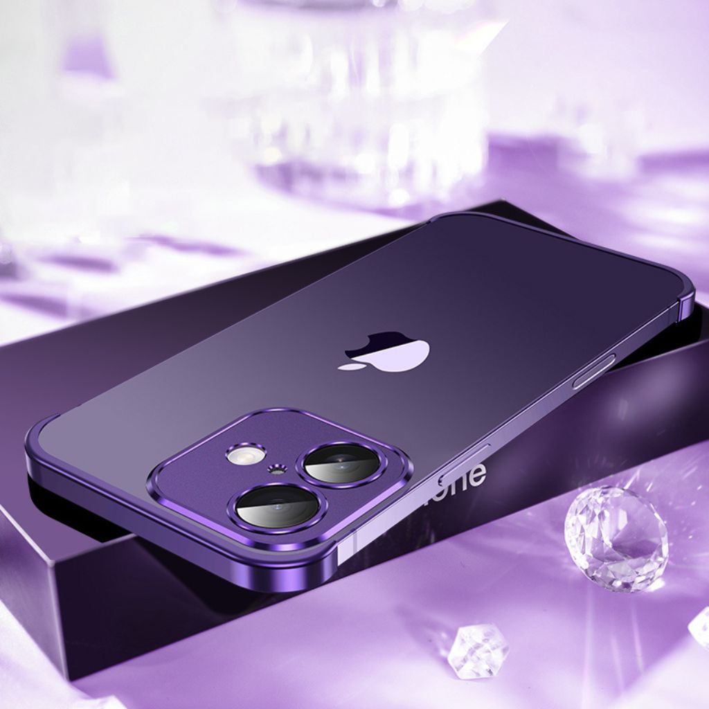 Phone Case Minimalist Slim Protective Metal Cover