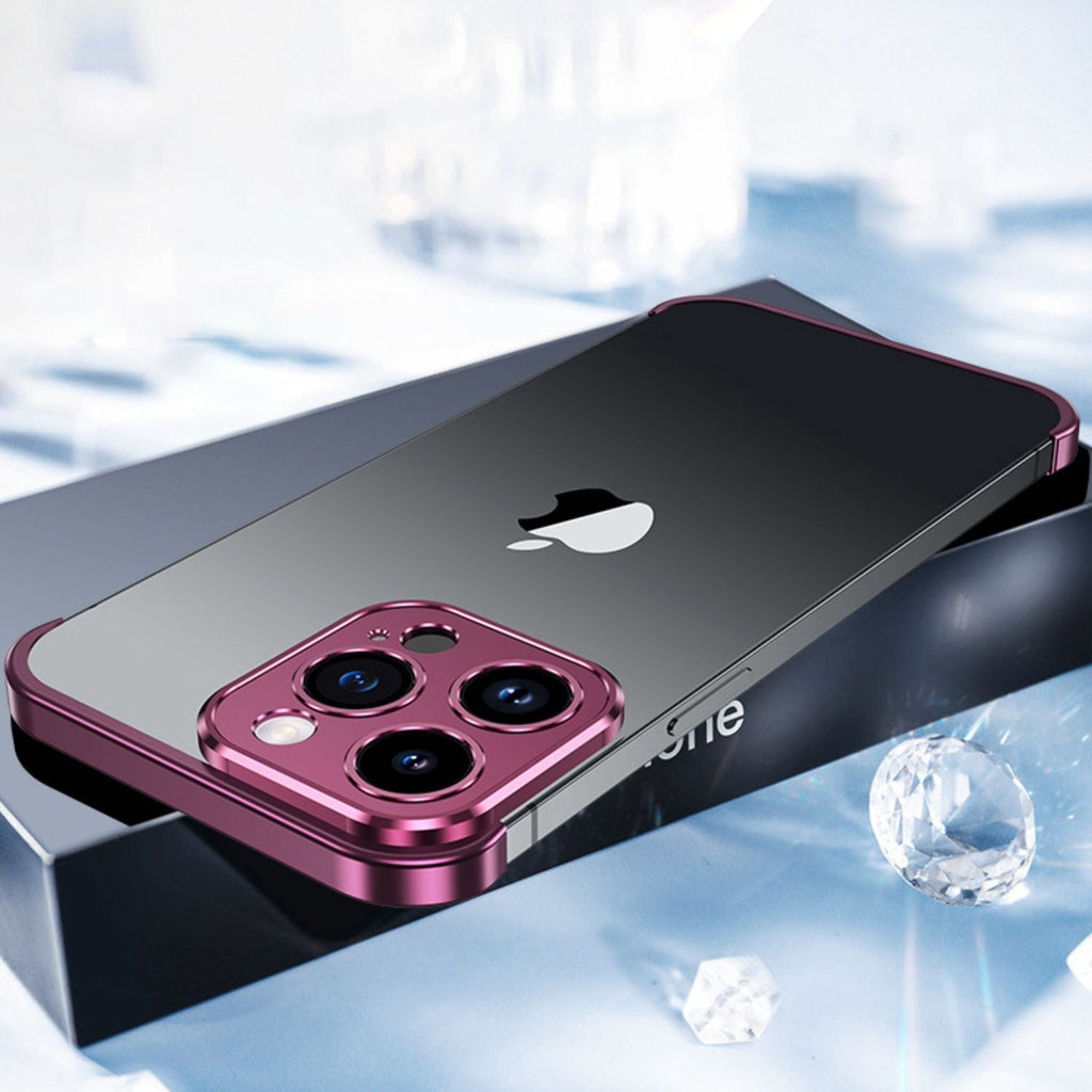 Phone Case Minimalist Slim Protective Metal Cover