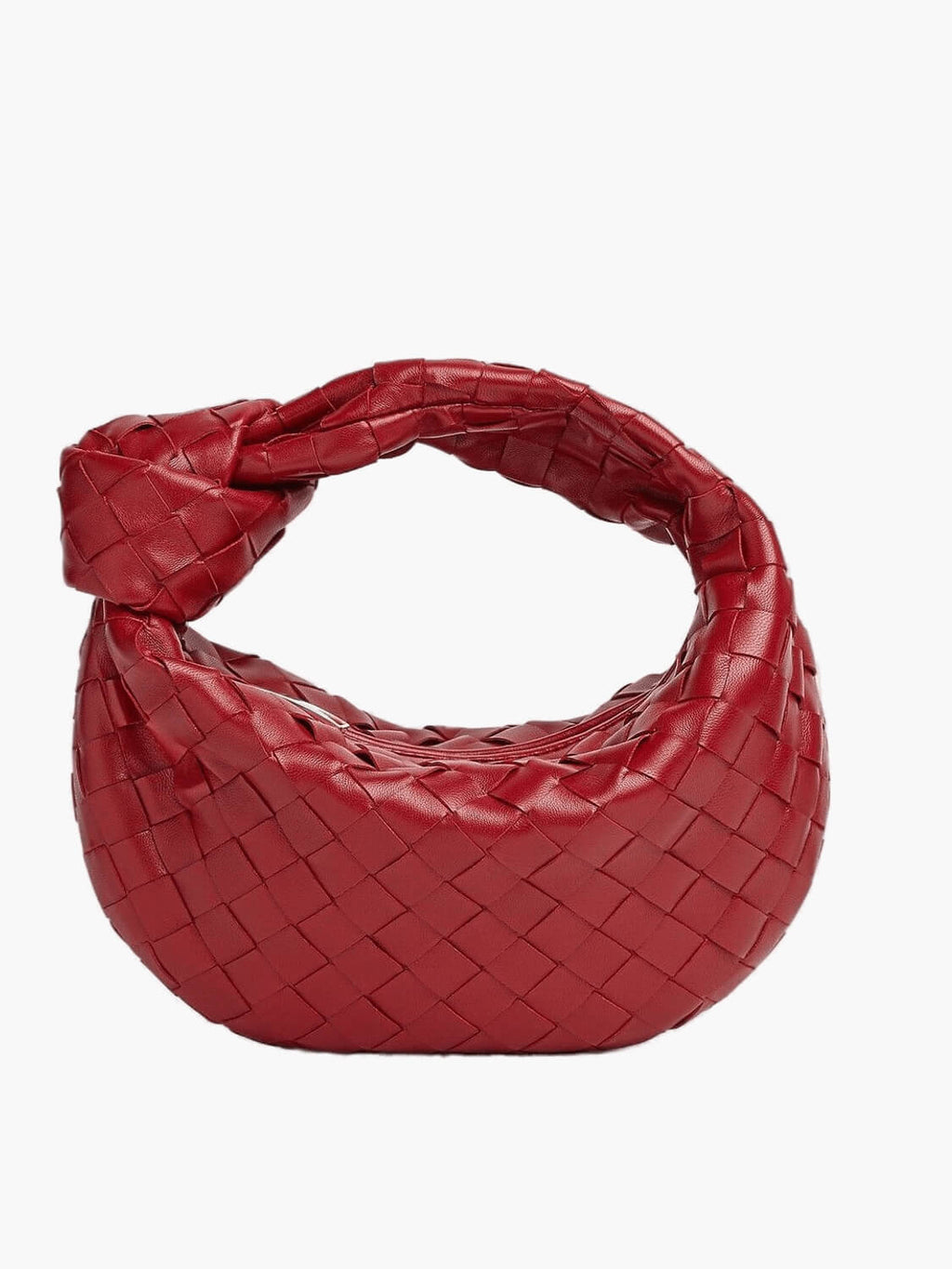 Handbag Vegan Leather Woven Shoulder Bag