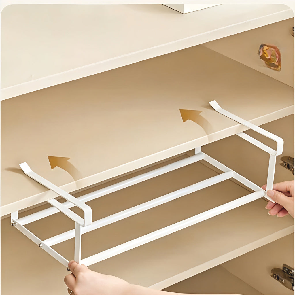 Adjustable Metal Under Shelf Shoe Rack