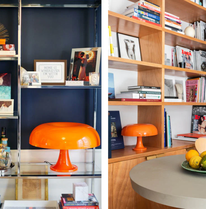 LED Table Lamp with Modern Mushroom Design