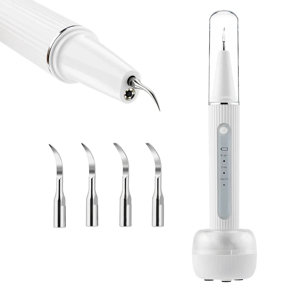 Teeth Cleaner Tool with Ultrasonic Technology