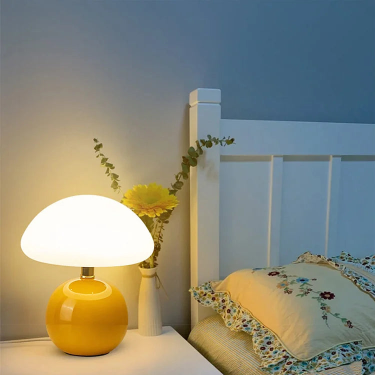 Table Lamp Modern Ceramic LED Light Design