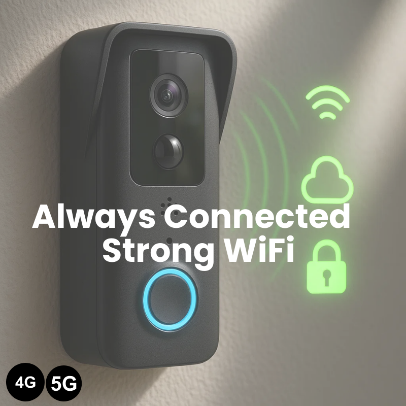 Wireless Doorbell Camera Night Vision Security Unit