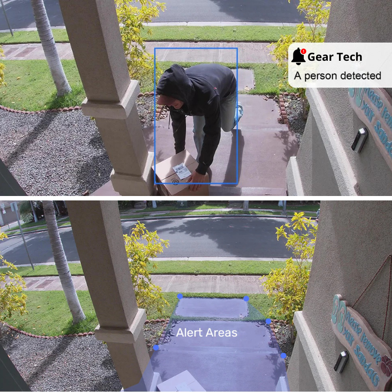 Wireless Doorbell Camera Night Vision Security Unit