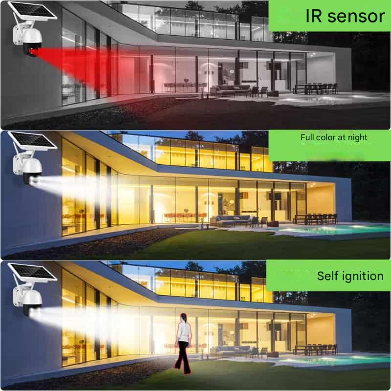 Security Camera Solar Outdoor Wireless 4K System
