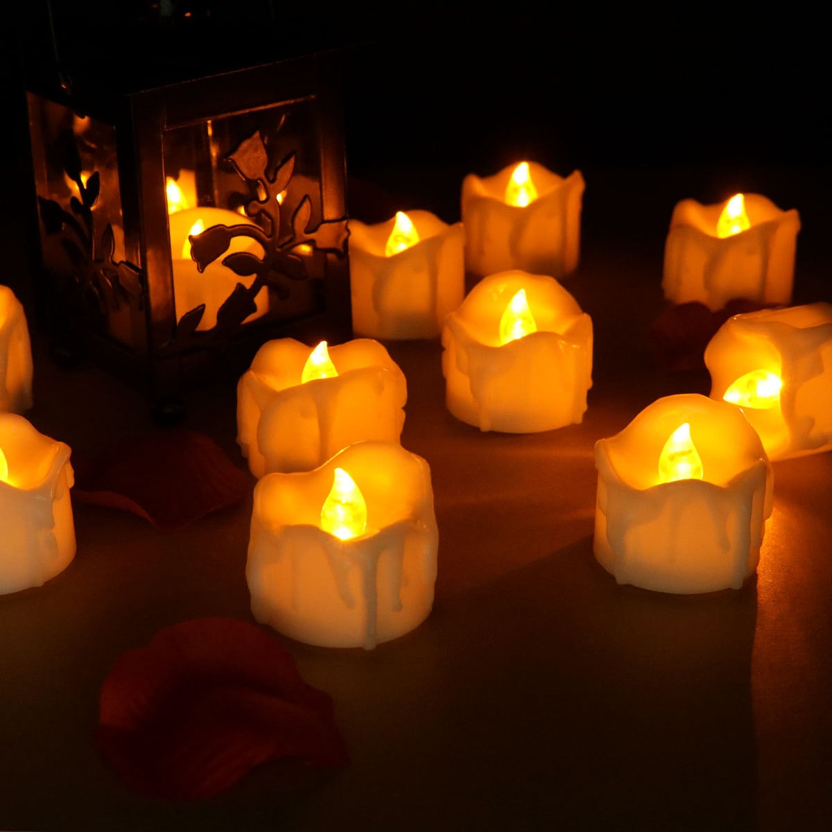LED Tealight Candles Warm Flicker Glow
