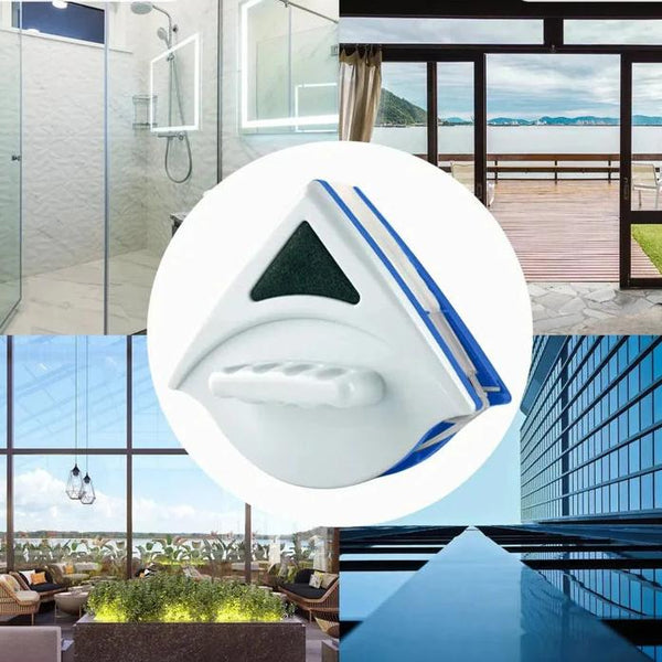 Window Cleaner with Magnetic Dual-Sided Design