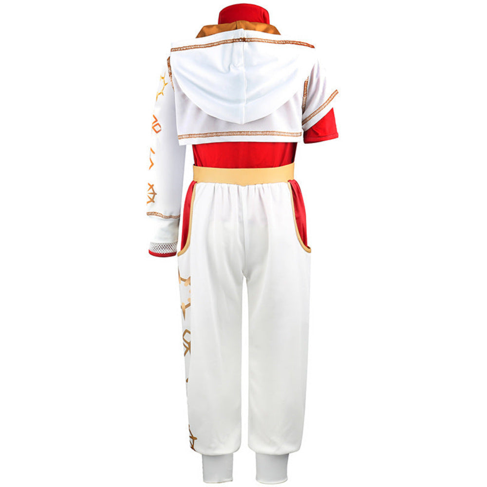 Girls Halloween Costume White Vampire Outfit Set