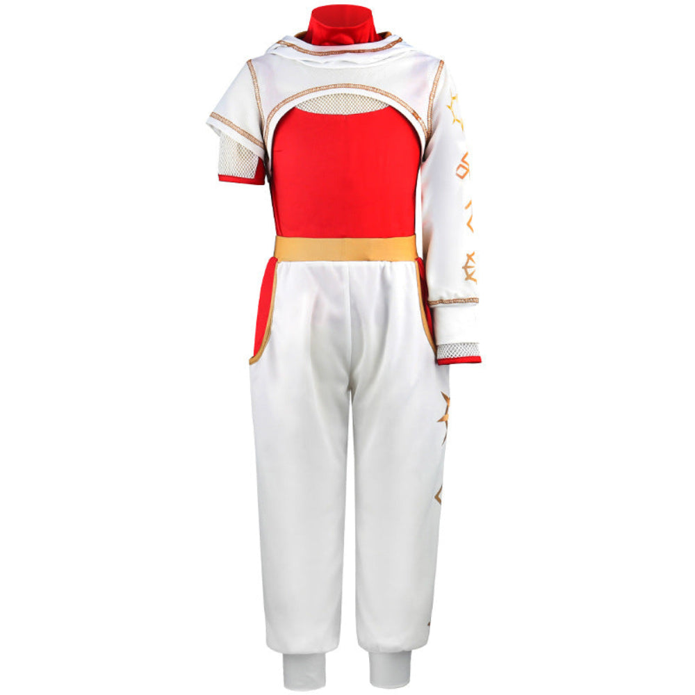 Girls Halloween Costume White Vampire Outfit Set