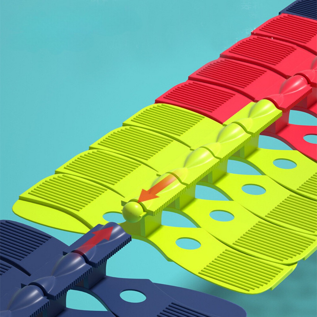 Toy Race Track Loop with Light-Up Car